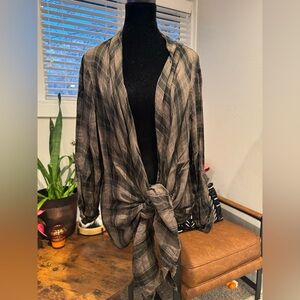 Knox Rose Plaid wrap.